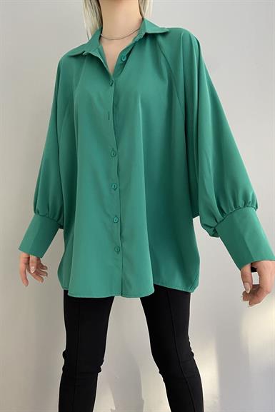 REGLAN KOL KREP SATEN GÖMLEK
