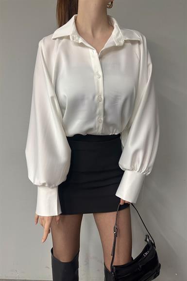 REGLAN KOL SATEN GÖMLEK