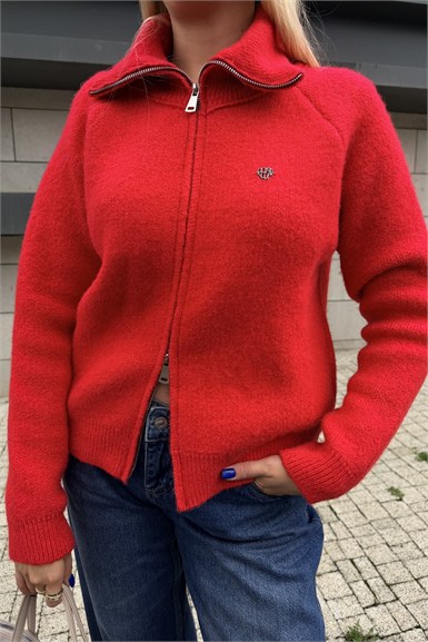ÇİFT FERMUARLI TRIKO HIRKA
