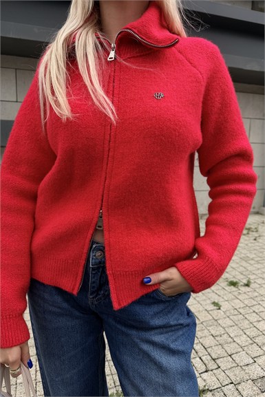 ÇİFT FERMUARLI TRIKO HIRKA