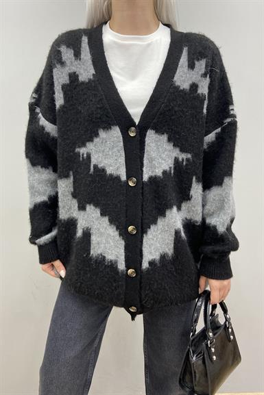 DESENLİ ŞARDONLU HIRKA
