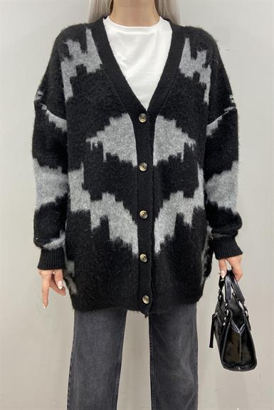 DESENLİ ŞARDONLU HIRKA