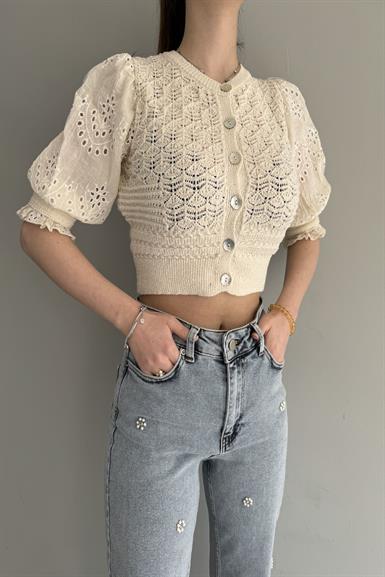KOLLARI BRODE DETAY CROP HIRKA