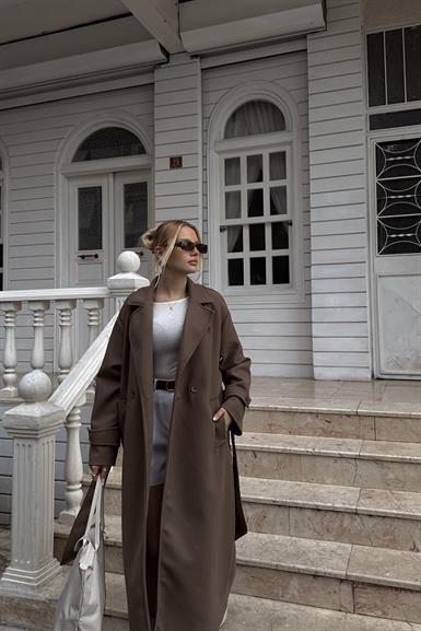 KRUVAZE YAKA KAŞE KABAN