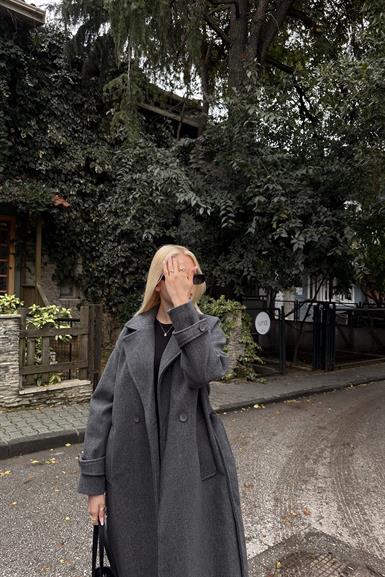 KRUVAZE YAKA KAŞE KABAN