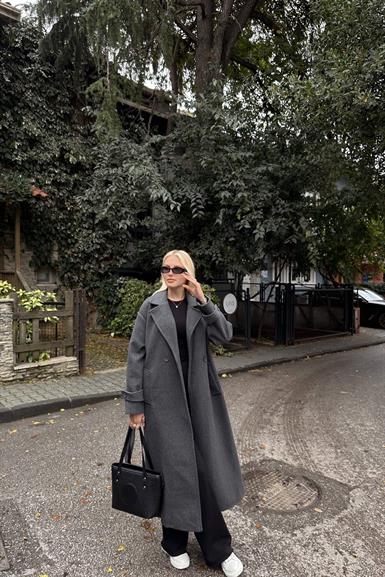 KRUVAZE YAKA KAŞE KABAN