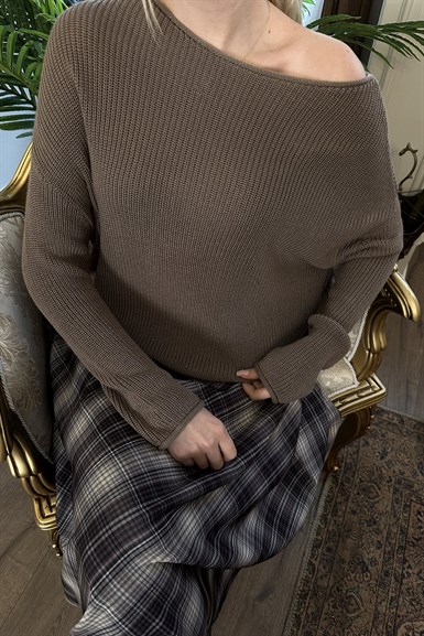 KAYIK YAKA BASİC TRIKO KAZAK