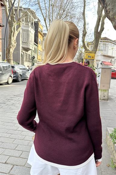 PATI DÜĞMELİ TRIKO KAZAK