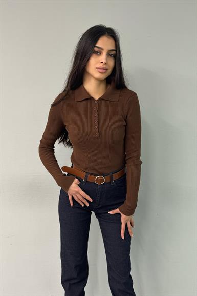 POLO YAKA FİTİLLİ TRIKO KAZAK