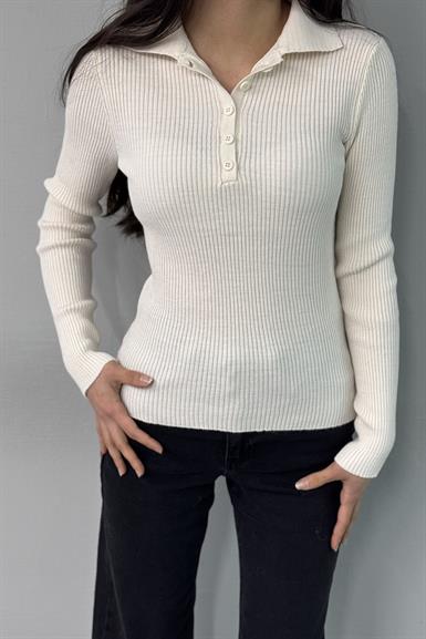 POLO YAKA FİTİLLİ TRIKO KAZAK