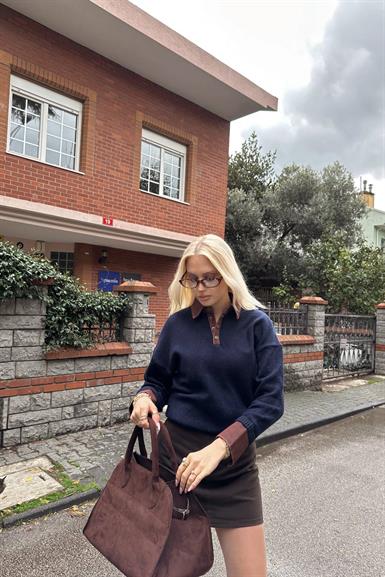 POLO YAKA KOT GARNİLİ TRIKO KAZAK