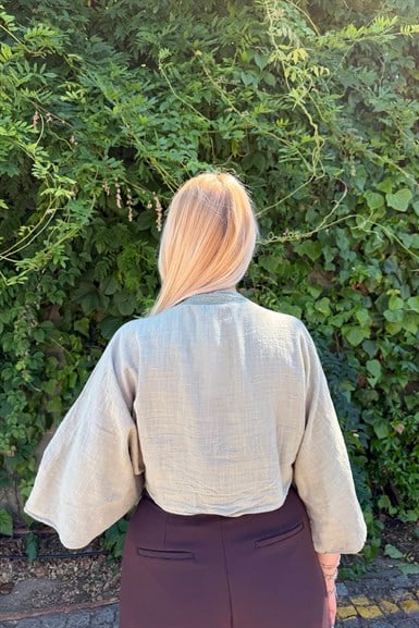 DANTEL GARNİLİ KIMONO