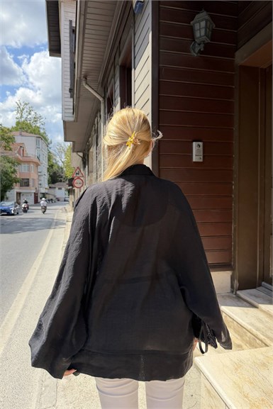 ÖN PATI BİRİTLİ KİMONO