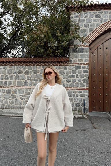 BAĞCIK DETAY KIRÇILLI KAŞE HIRKA