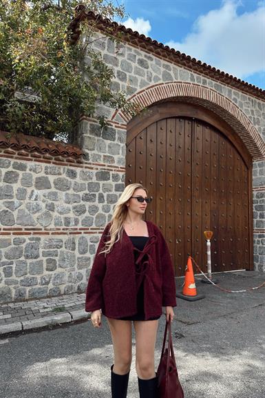 BAĞCIK DETAY KIRÇILLI KAŞE HIRKA