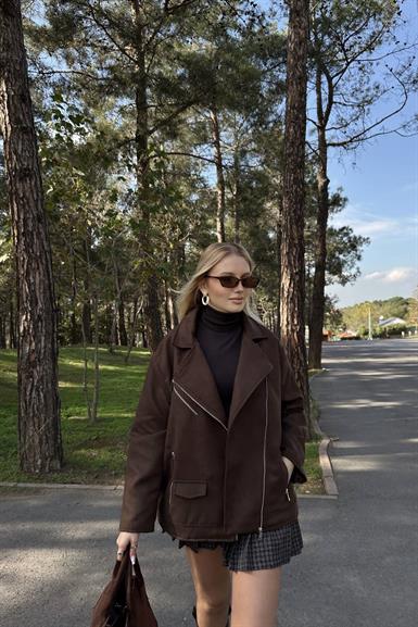FERMUARLI OVERSİZE MONT