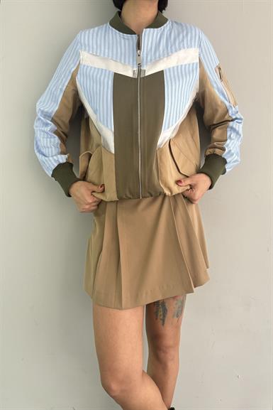 MATCH DETAYLI BOMBER CEKET