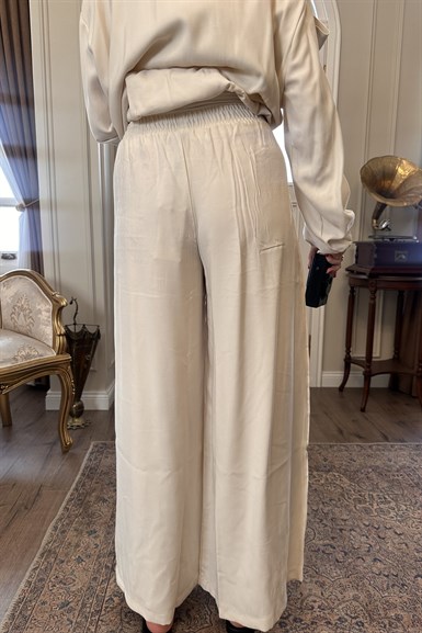 BAĞCIKLI DOKUMA PANTOLON
