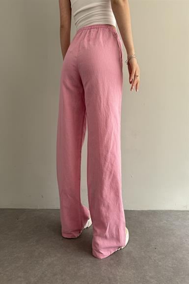 BAĞCIKLI KETEN PANTOLON