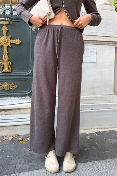 BAĞCIKLI ÖRME PANTOLON