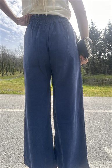 BEL BAĞCIK DETAYLI MODAL PANTOLON