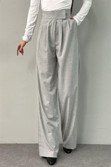 BEL CIRT DETAY PİLELİ PANTOLON