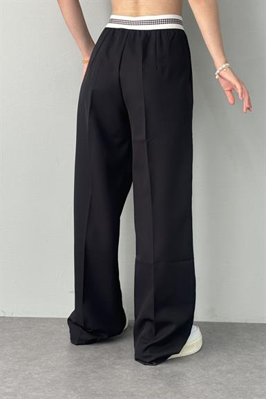 BEL LASTİK DETAYLI PANTOLON