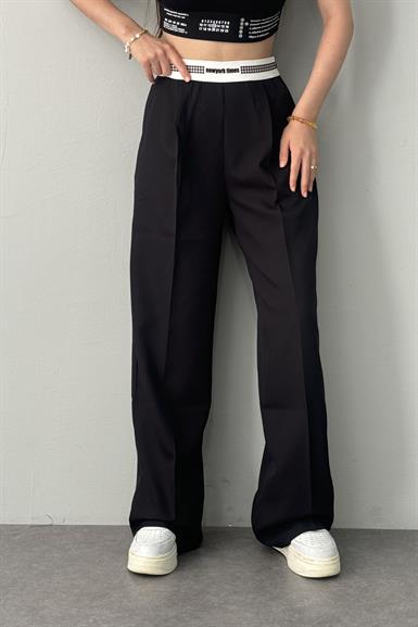 BEL LASTİK DETAYLI PANTOLON
