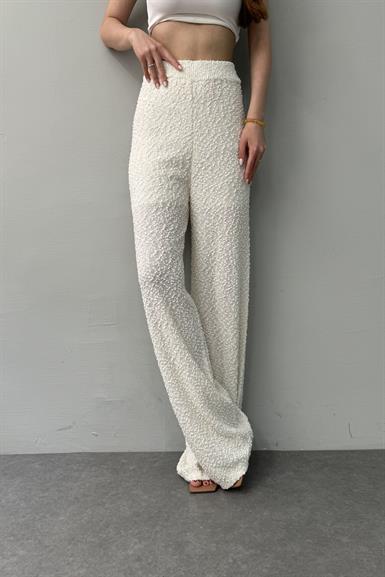 BEL LASTİKLİ ASTARLI TRIKO PANTOLON