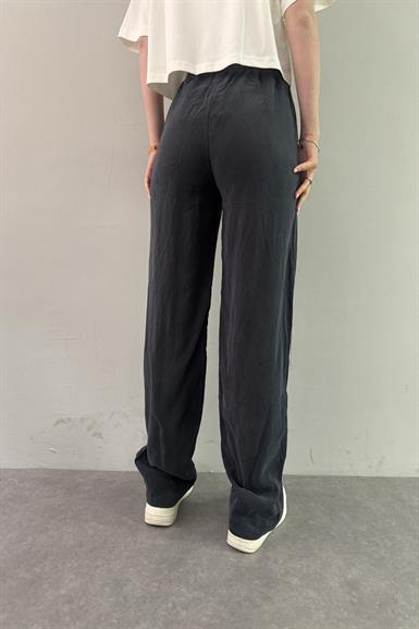 BEL LASTİKLİ ÇİMALI TENCEL PANTOLON