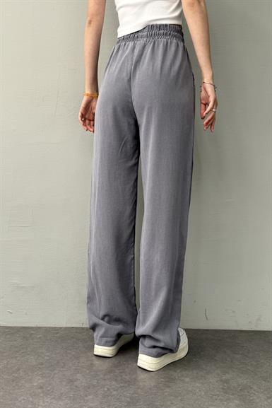 BEL LASTİKLİ ÇİMALI TENCEL PANTOLON