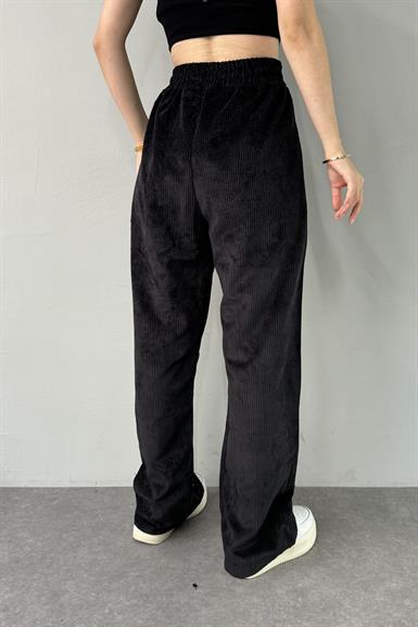 BEL LASTİKLİ KADİFE PANTOLON