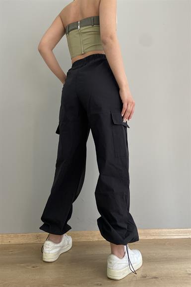 BEL LASTİKLİ KARGO PANTOLON