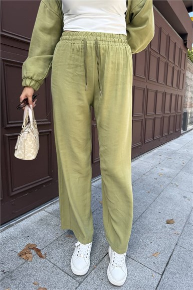 BEL LASTİKLİ OVERSİZE PANTOLON