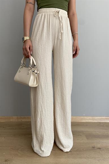 BEL LASTİKLİ PANTALON