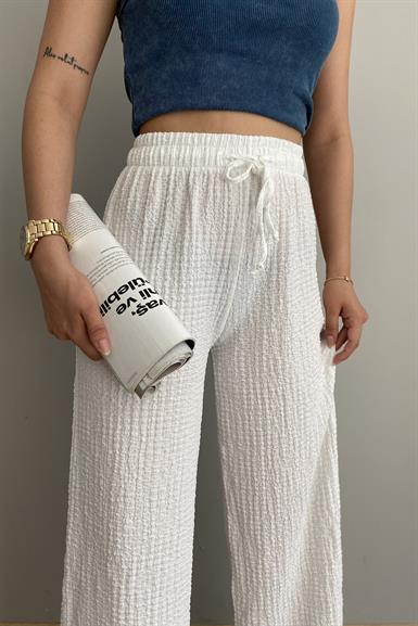 BEL LASTİKLİ PANTALON