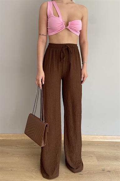 BEL LASTİKLİ PANTALON