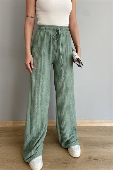 BEL LASTİKLİ PANTALON