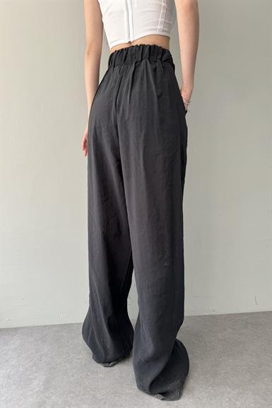 BEL LASTİKLİ TENCEL BOL  PANTOLON
