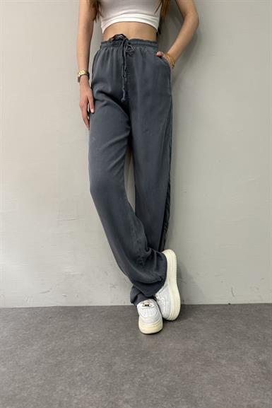 BEL LASTİKLİ TENCEL PANTOLON