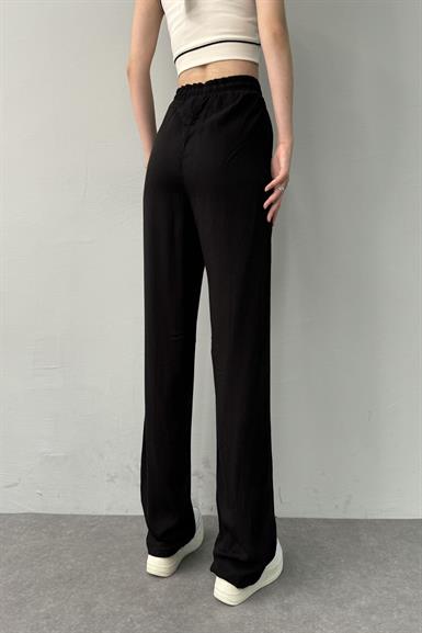 BEL LASTİKLİ TENCEL PANTOLON