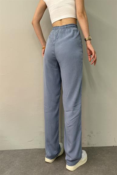 BEL LASTİKLİ TENCEL PANTOLON