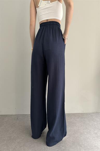 BELİ LASTİK DETAYLI PANTOLON