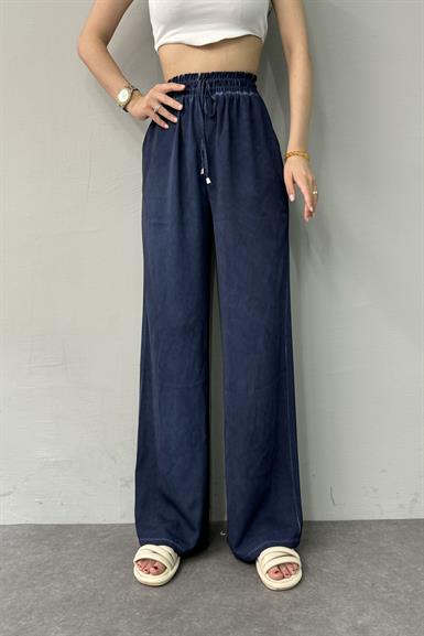 BELİ LASTİKLİ BOL PAÇA PANTOLON