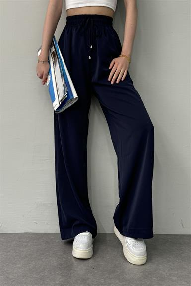 BELİ LASTİKLİ BOL PANTALON