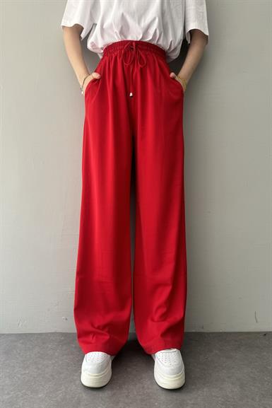 BELİ LASTİKLİ BOL PANTALON