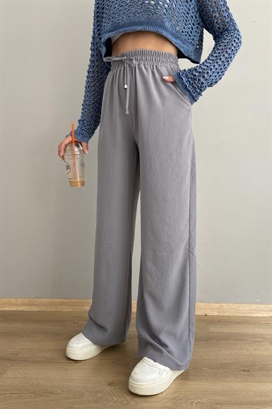 BELİ LASTİKLİ BOL PANTALON