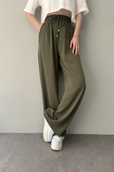 BELİ LASTİKLİ BOL PANTALON