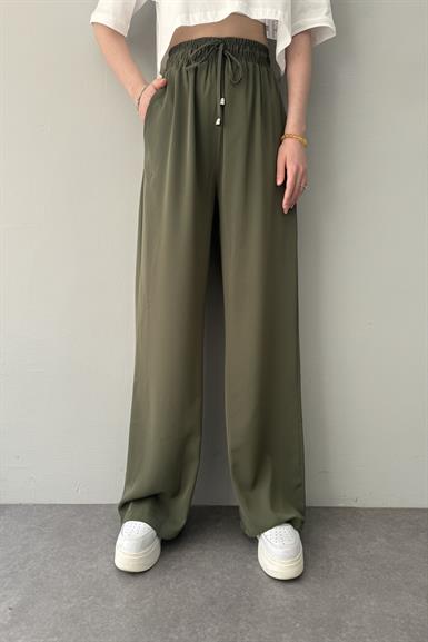 BELİ LASTİKLİ BOL PANTALON