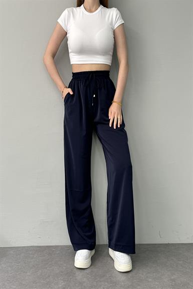 BELİ LASTİKLİ BOL PANTALON